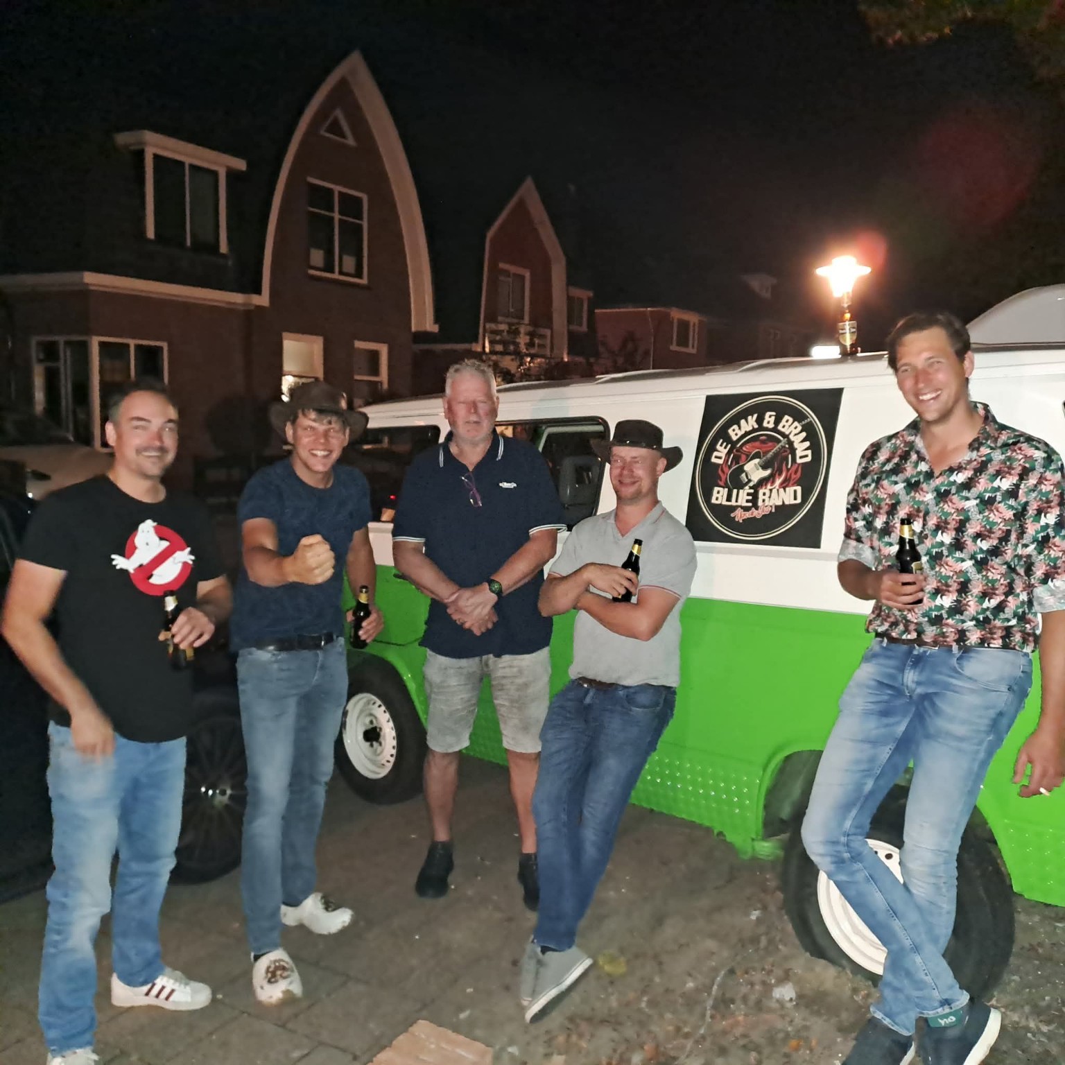 Band bij bus
