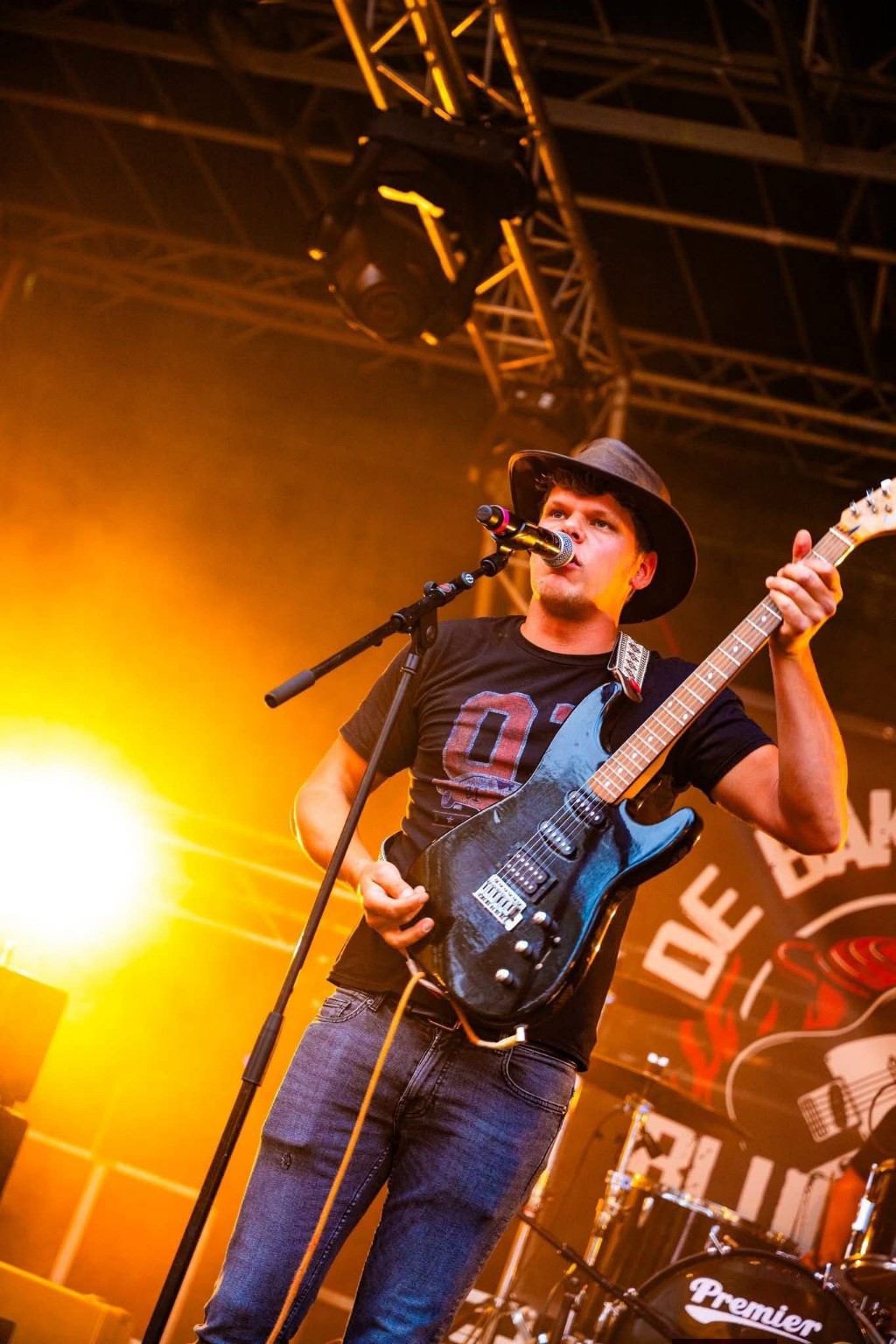 Live optreden De Bak & Braad Blue Band